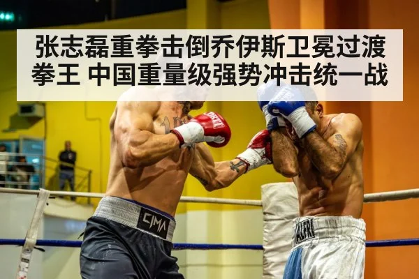 heavyweight boxer punching